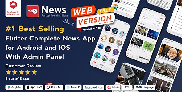News Flutter News App for Android & iOS with Admin Panel.jpg